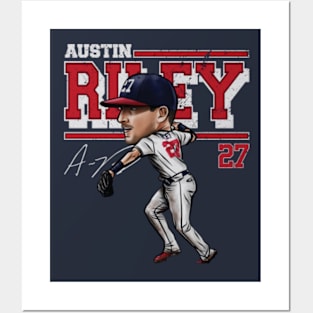 Austin Riley Atlanta Cartoon Posters and Art